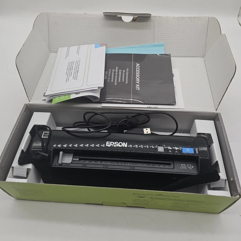 Epson WorkForce DS-40 Wireless Portable Color‎ Document Scanner